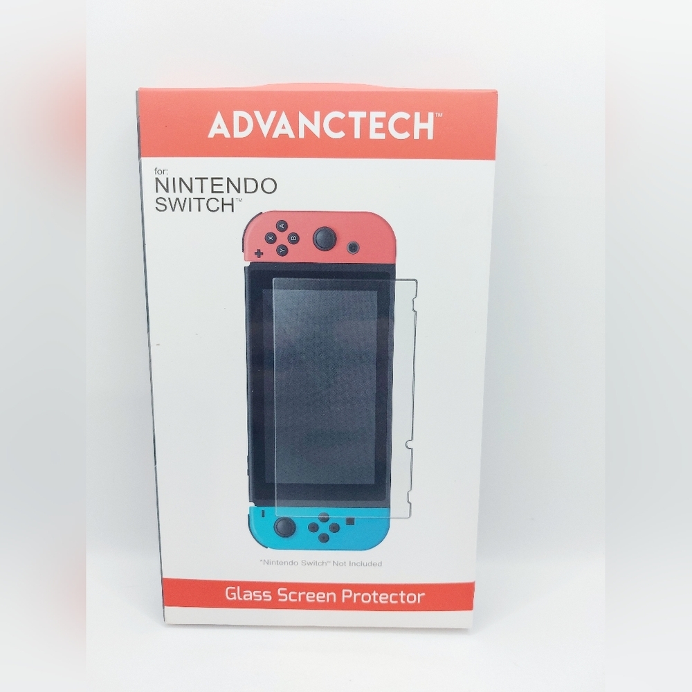 AdvancTech Nintendo Switch Tempered Glass Screen Protector 9H HD Clear New